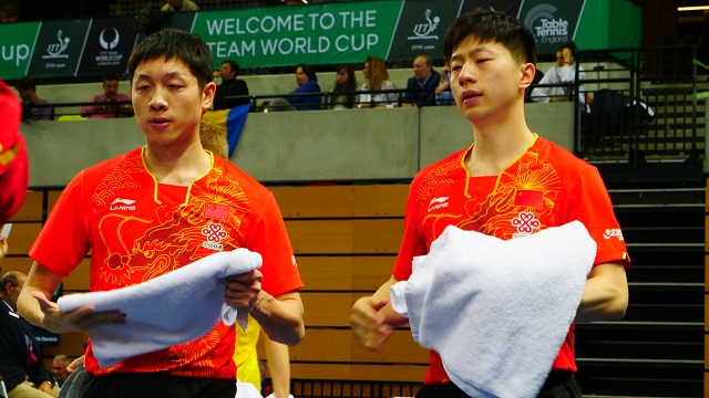 中国vs瑞典 2018乒乓球团体世界杯男团小组赛
