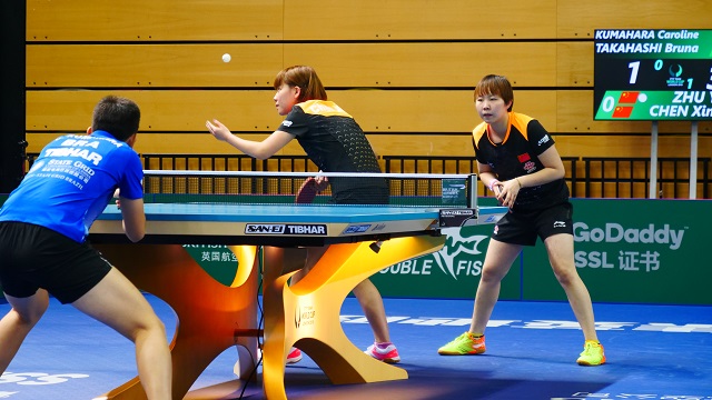 中国vs巴西 2018乒乓球团体世界杯女团小组赛