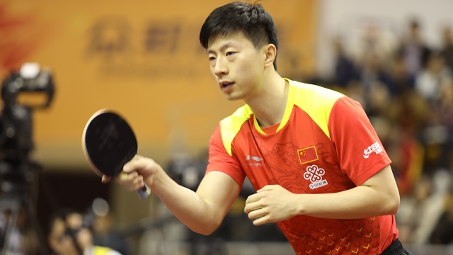 世乒赛热身赛开战 马龙许昕领衔男一队3-0完胜