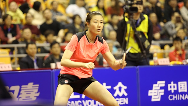 【战报】女A队vs女D队 丁宁3-0陈可