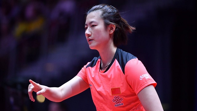 王曼昱丢女团首分 丁宁陈梦助中国锁定小组第一