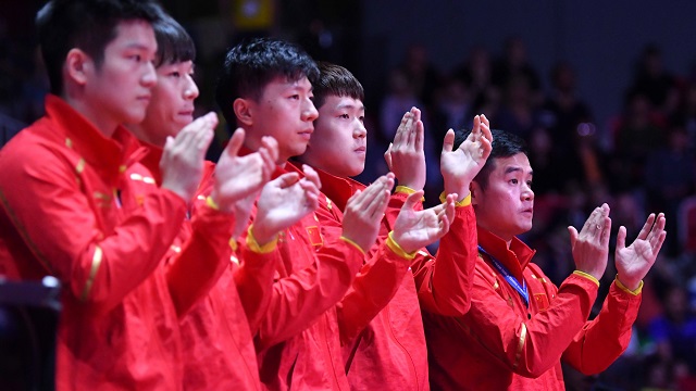 中国vs瑞典 2018世乒赛男团半决赛