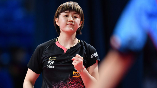 战报 | 陈梦4-1朱雨玲 2019中国公开赛女单半决赛