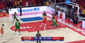 翟晓川上反篮打进.gif