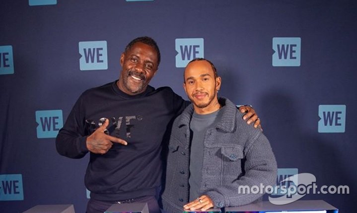 Idris Elba and Lewis Hamilton