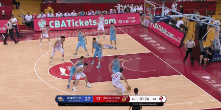 翟逸转身抛投.gif
