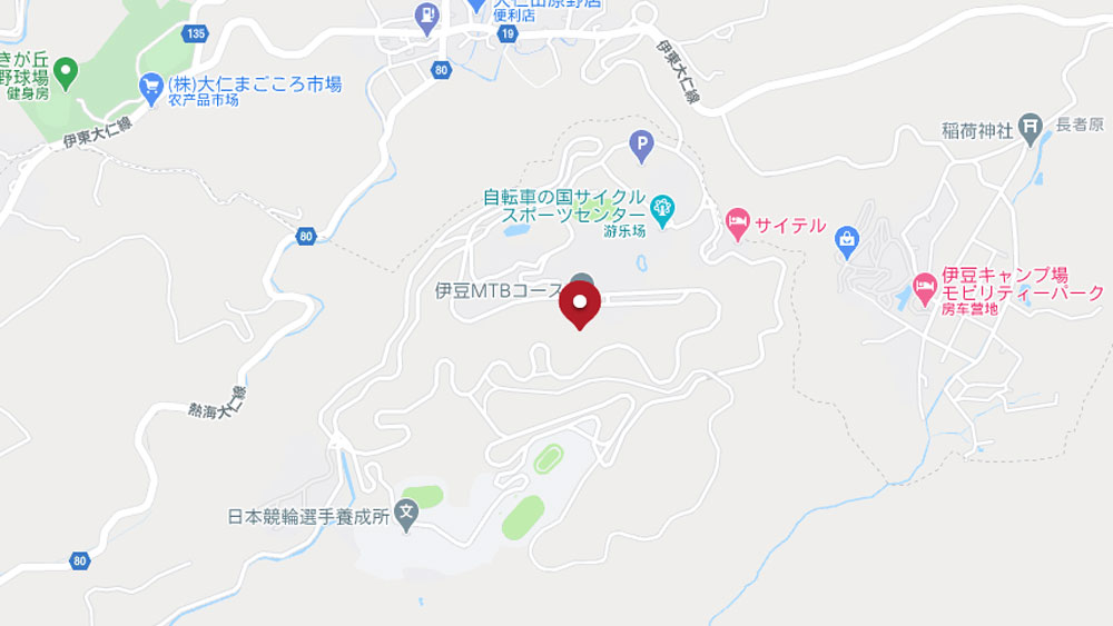 位于静冈县伊豆市. 坐席数量:11500 承办项目:山地自行车 场馆位置