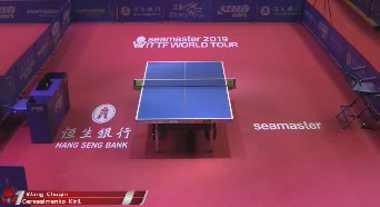 王楚钦 CHN vs 格拉斯门科 KAZ 2019香港公开赛男单资格赛第二轮 