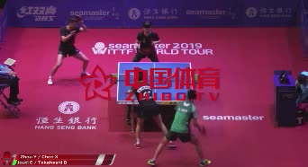 战报 | 周雨/陈幸同3-0尤提/布鲁纳-高桥 2019中国香港公开赛混双资格赛第二轮