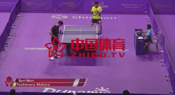 战报 | 孙闻3-4吉村真晴 2019韩国公开赛 男单资格赛第二轮
