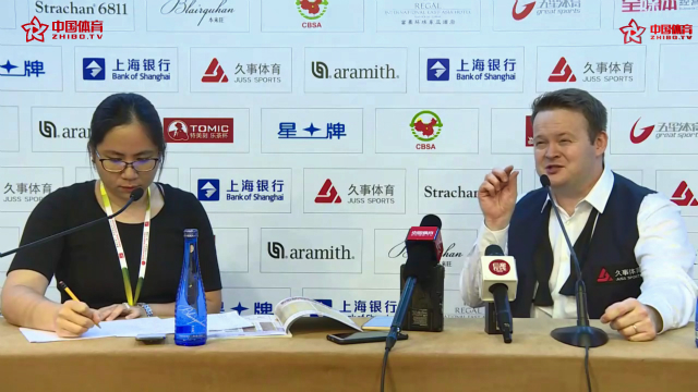 墨菲：我现在手感正热，如果决赛能遇见罗尼我希望运气能再帮帮忙  | 2019上海大师赛