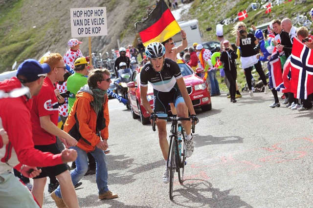 小舒雷克 (Andy Schleck)以優異的爬坡技巧著稱 &nbsp;(c)提姆．德威爾