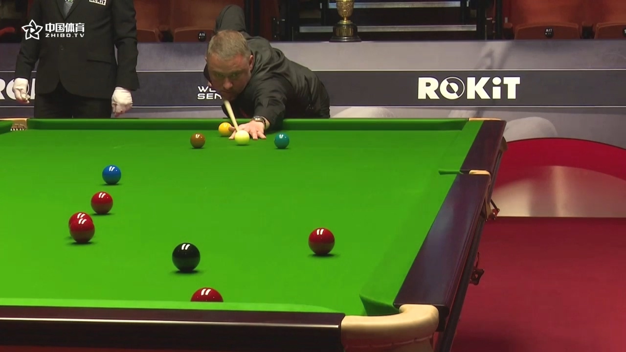 体育视频-台球:李贺vs田丰 2018中式台球世锦赛会外赛-国内男子第一轮