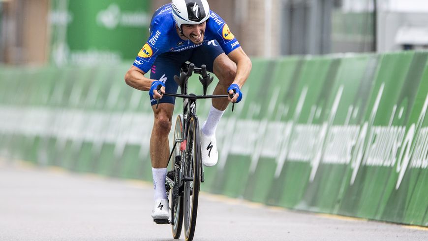 Julian Alaphilippe cinquième de la première étape du Tour de Suisse