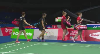 2019苏迪曼杯 | 丹麦VS英格兰女双集锦