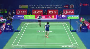 2019苏杯|桃田贤斗贼尴尬 对手拍子脱手还能赢球 