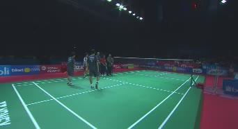 2018印尼公开赛男双决赛：吉迪恩/苏卡穆约 VS 井上拓斗/金子祐树集锦