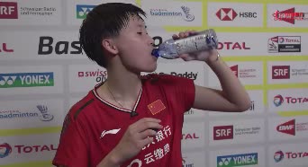 赛后 | 陈雨菲：对手进步很快，好好休息准备明天的比赛