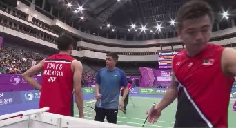 陈炳顺给双蔚组合当场边指导