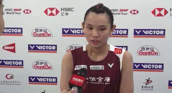 赛后 | 戴资颖：常州吃的很合口味，今年会尽力去打出好成绩。