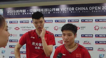赛后 | 王懿律/黄东萍：酒店挺不错的，很豪华！
