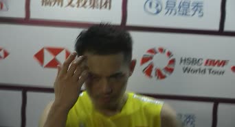 福州赛后采访 | 林丹：状态和斗志比法国要好 