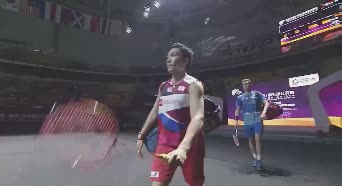 福州赛 | 桃田贤斗21-18 12-21 21-16安赛龙集锦